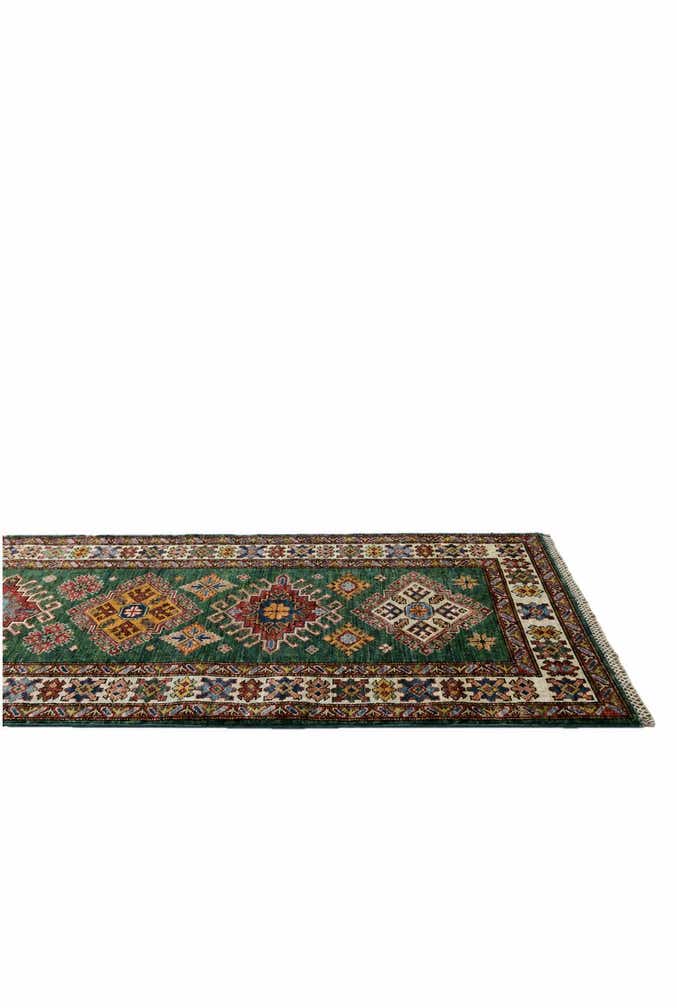 2' 8 x 8' 4 Hand Knotted Kazak Runner Rug