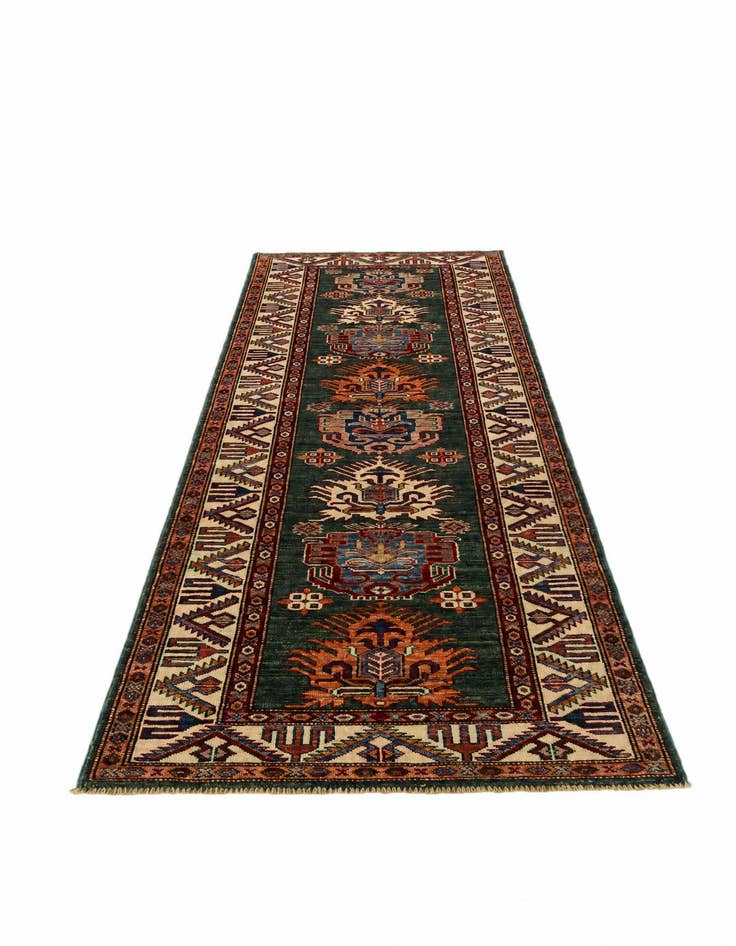 Detail image of 2' 9 x 8' 4 Hand Knotted Kazak Runner Rug