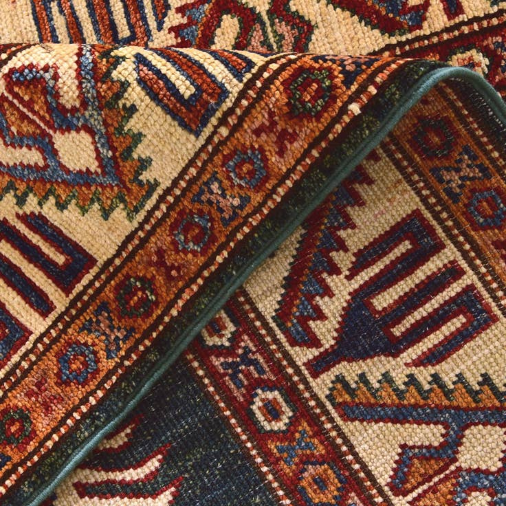 Detail image of 2' 9 x 8' 4 Hand Knotted Kazak Runner Rug