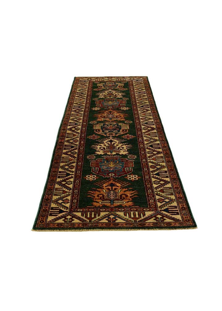 2' 9 x 8' 5 Hand Knotted Kazak Runner Rug