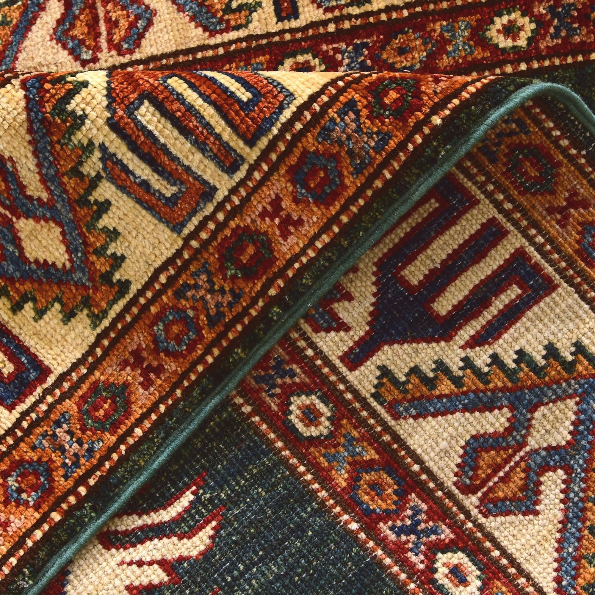 2' 9 x 8' 5 Hand Knotted Kazak Runner Rug
