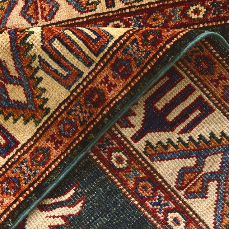Detail image of 2' 9 x 8' 5 Hand Knotted Kazak Runner Rug