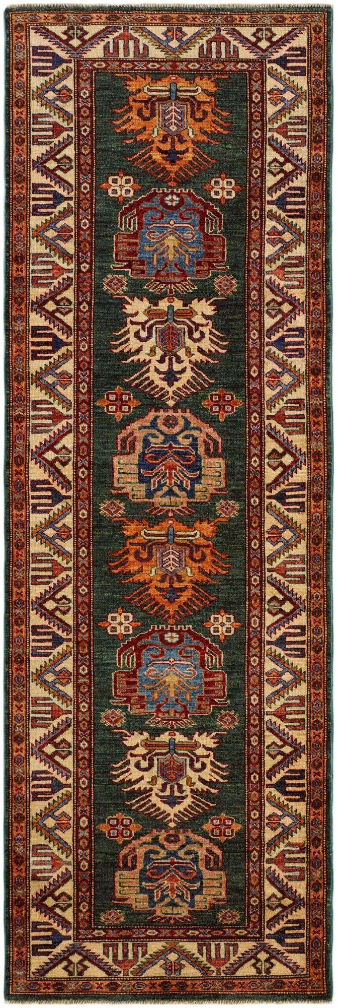 2' 9 x 8' 5 Hand Knotted Kazak Runner Rug