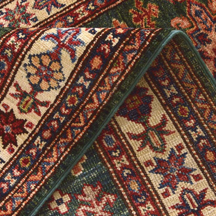 2' 8 x 9' 2 Hand Knotted Kazak Runner Rug