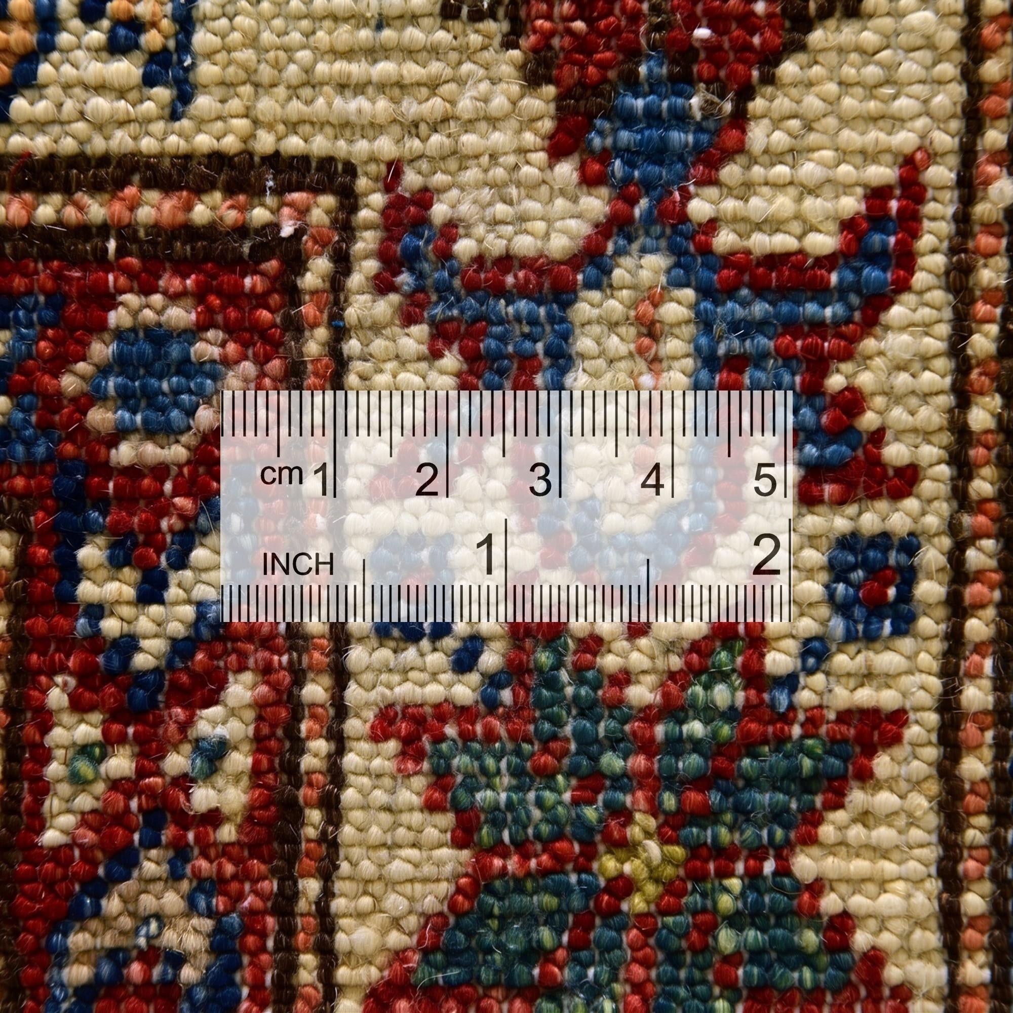 2' 8 x 9' 2 Hand Knotted Kazak Runner Rug