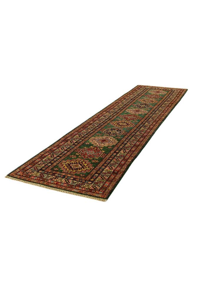 2' 6 x 10' 3 Hand Knotted Kazak Runner Rug
