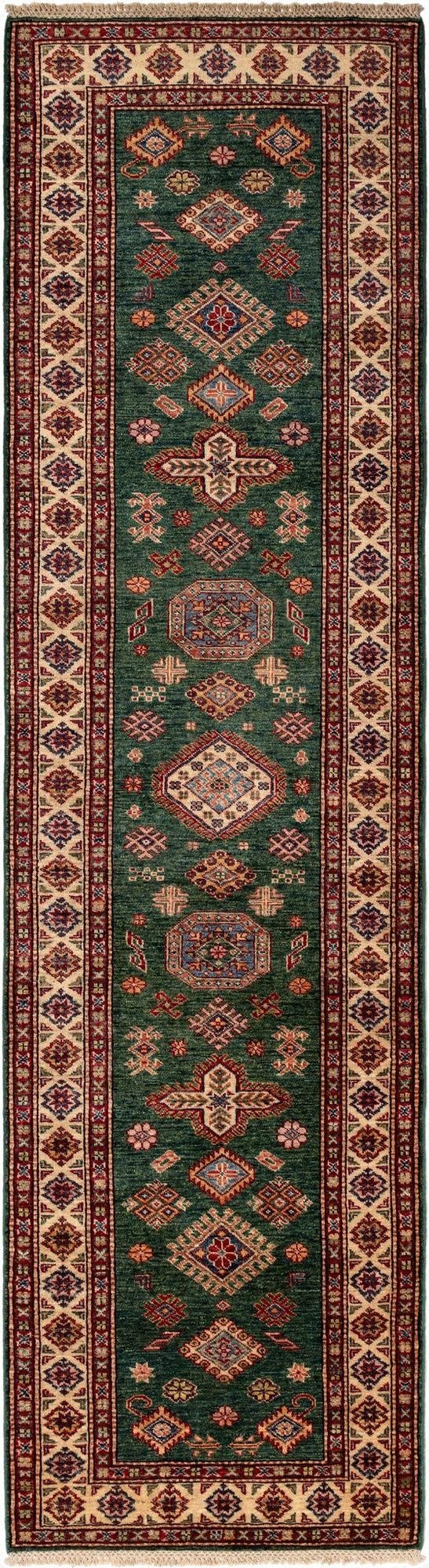 2' 7 x 9' 11 Kazak Wool Runner Rug