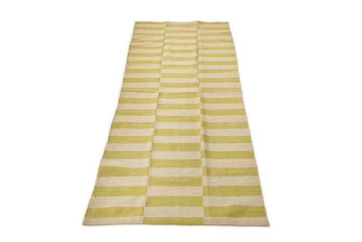 2' 8 x 7' 10 Hand Woven Kilim Modern Wool Runner Rug