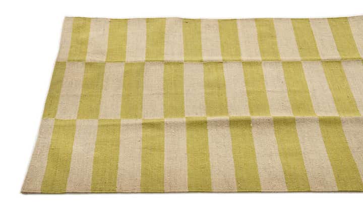 2' 8 x 7' 10 Hand Woven Kilim Modern Wool Runner Rug