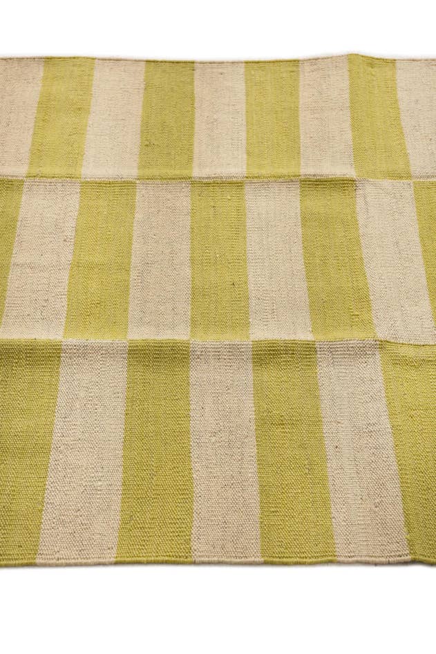 Detail image of 2' 8 x 7' 10 Hand Woven Kilim Modern Wool Runner Rug