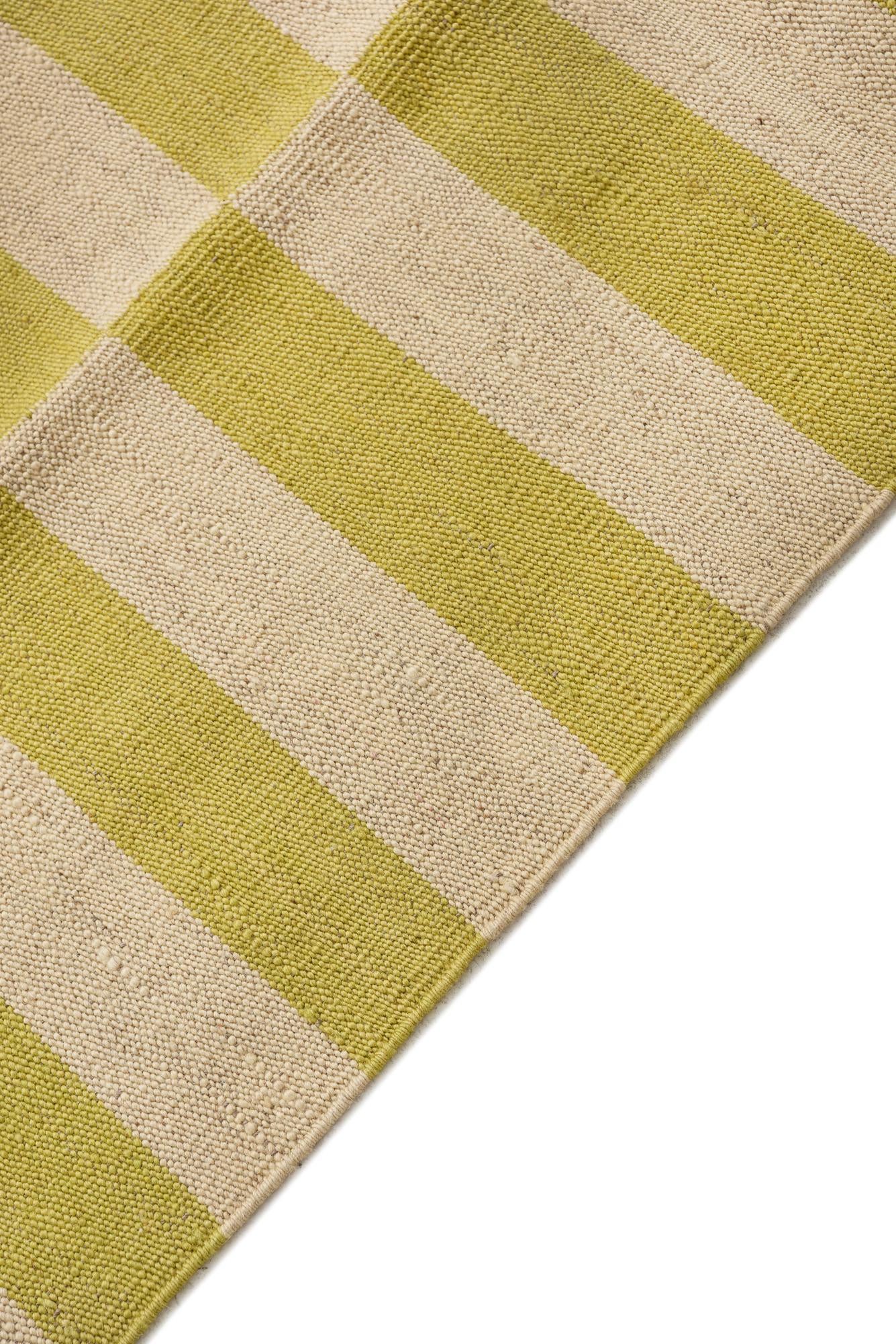 2' 8 x 7' 10 Hand Woven Kilim Modern Wool Runner Rug