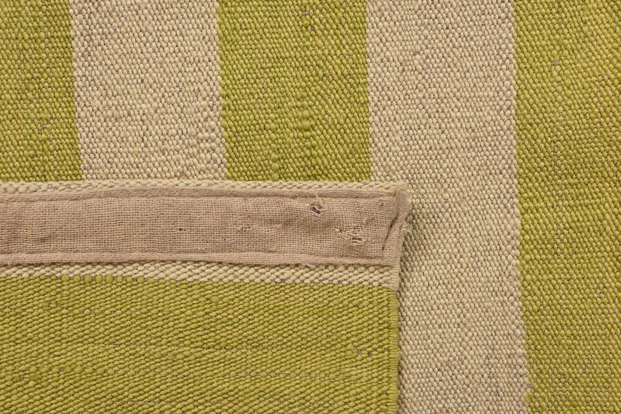 2' 8 x 7' 10 Hand Woven Kilim Modern Wool Runner Rug