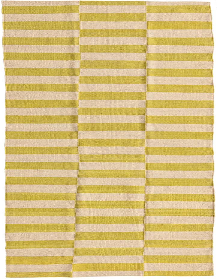 Detail image of 2' 8 x 7' 10 Hand Woven Kilim Modern Wool Runner Rug
