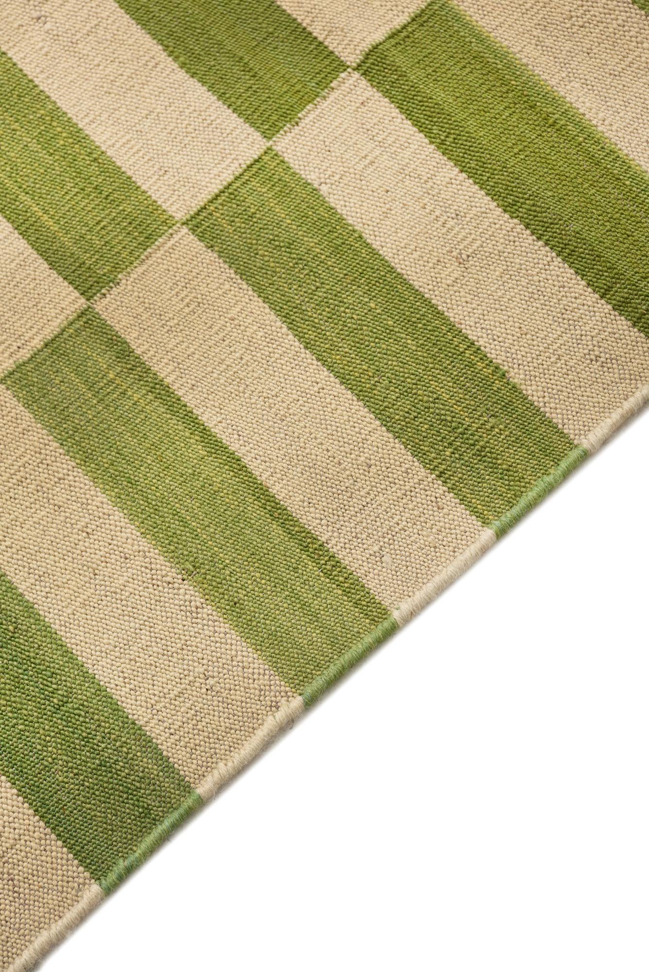 75cm x 295cm Hand Woven Kilim Modern Wool Runner Rug