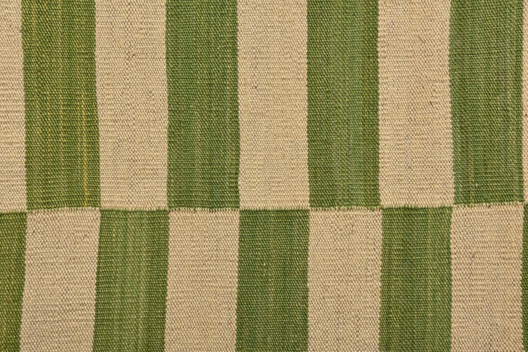 75cm x 295cm Hand Woven Kilim Modern Wool Runner Rug