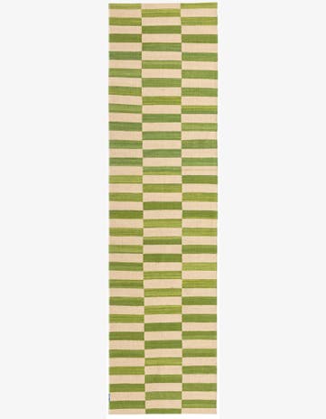 2' 6 x 9' 8 Hand Woven Kilim Modern Wool Runner Rug