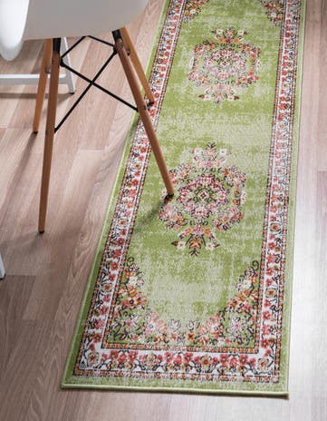 Green Lucerne Runner Rug