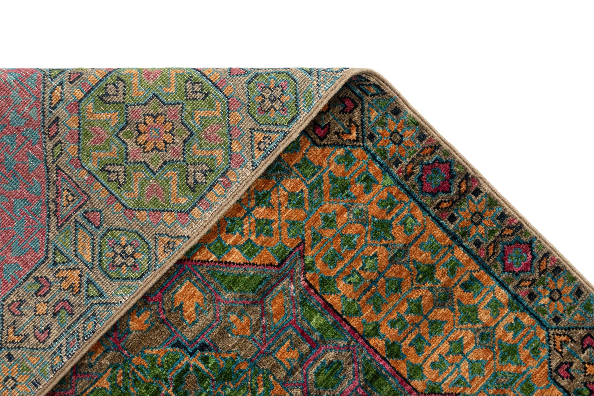 2' 7 x 9' 10 Mamluk Wool Runner Rug