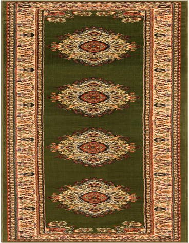 Detail image of 3' x 16' 5 Mashad Design Runner Rug