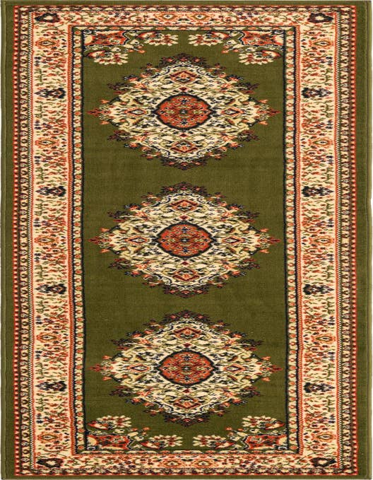 Detail image of 2' 7 x 10' Mashad Design Runner Rug