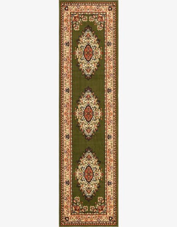 2' 7 x 10' Mashad Design Runner Rug