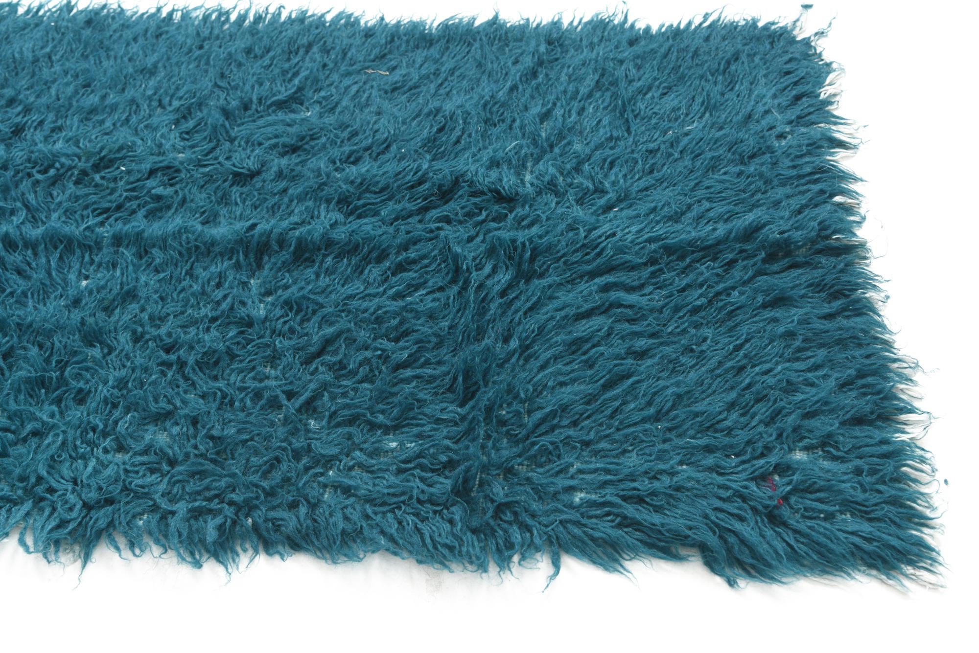 2' 5 x 11' 2 Hand Knotted Moroccan Wool Runner Rug