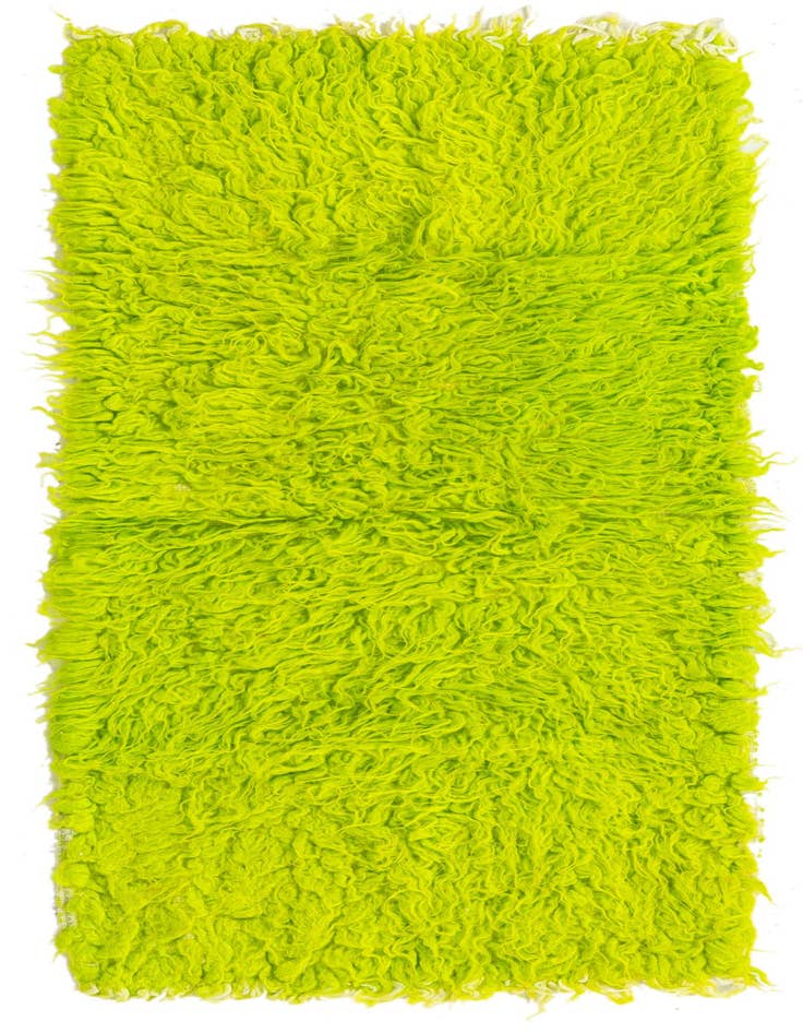 Detail image of 1' 9 x 4' Hand Knotted Moroccan Wool Runner Rug