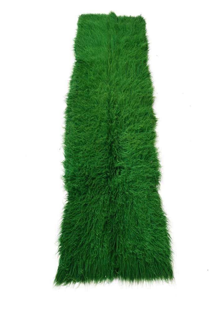 2' 9 x 6' 6 Hand Knotted Moroccan Wool Runner Rug