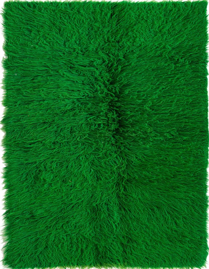 Detail image of 2' 9 x 6' 6 Hand Knotted Moroccan Wool Runner Rug