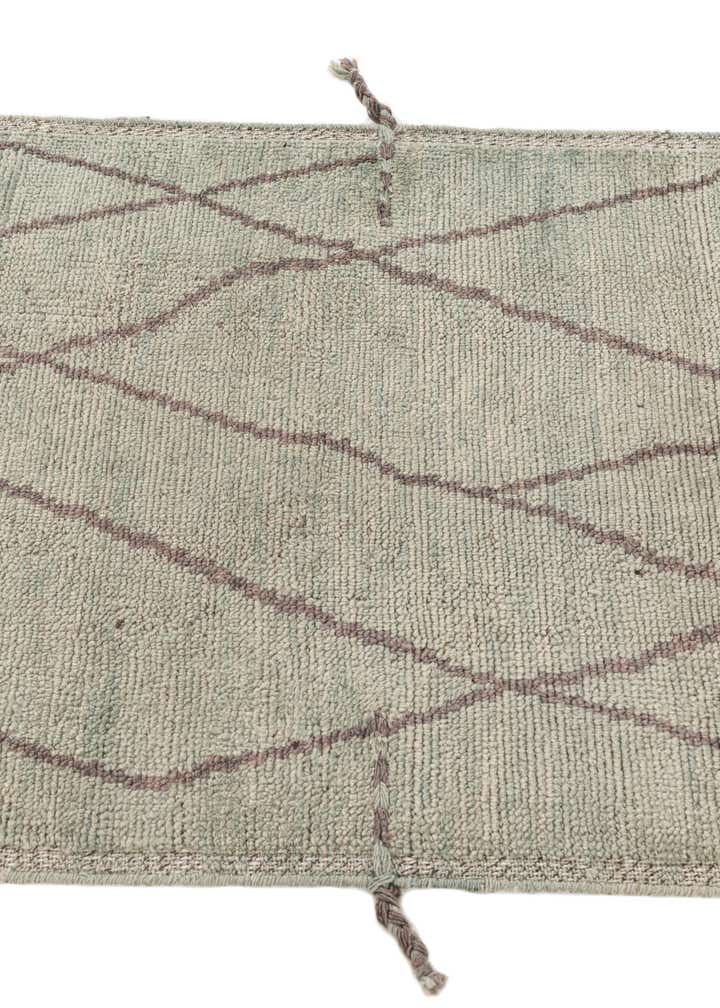3' 1 x 18' 7 Hand Knotted Moroccan Wool Runner Rug