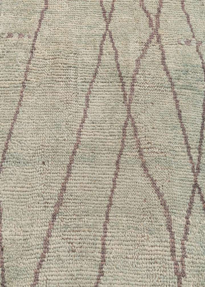 3' 1 x 18' 7 Hand Knotted Moroccan Wool Runner Rug