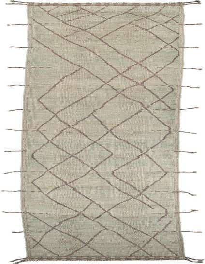 3' 1 x 18' 7 Hand Knotted Moroccan Wool Runner Rug