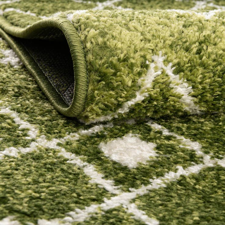 Detail image of 2' 7 x 12' Moroccan Trellis Runner Rug