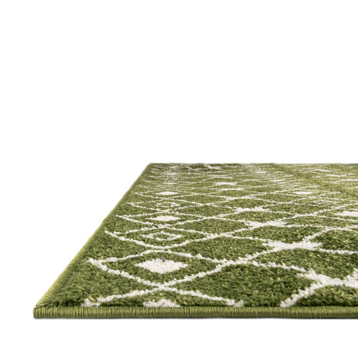 Detail image of 2' 7 x 12' Moroccan Trellis Runner Rug