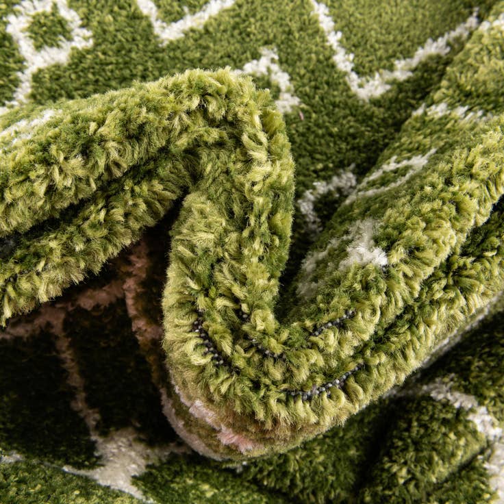 Detail image of 2' 7 x 12' Moroccan Trellis Runner Rug