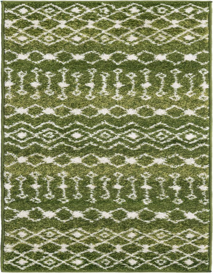 Detail image of 2' x 6' Moroccan Trellis Runner Rug