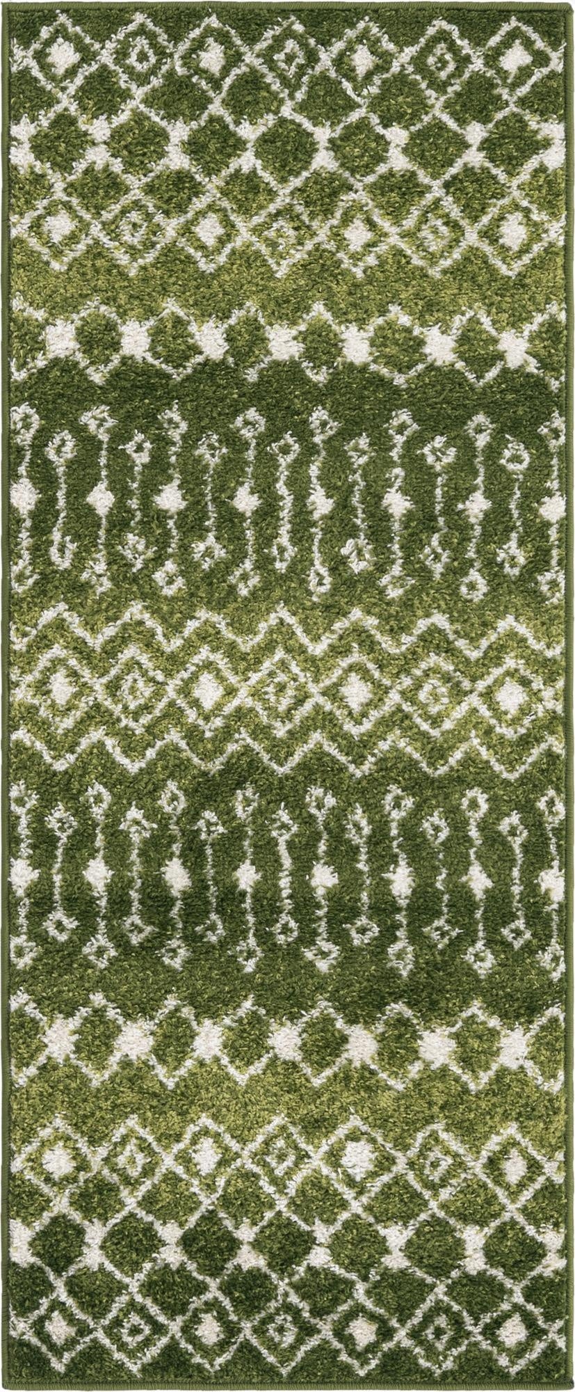Primary image 2' x 5' 3 Moroccan Trellis Runner Rug