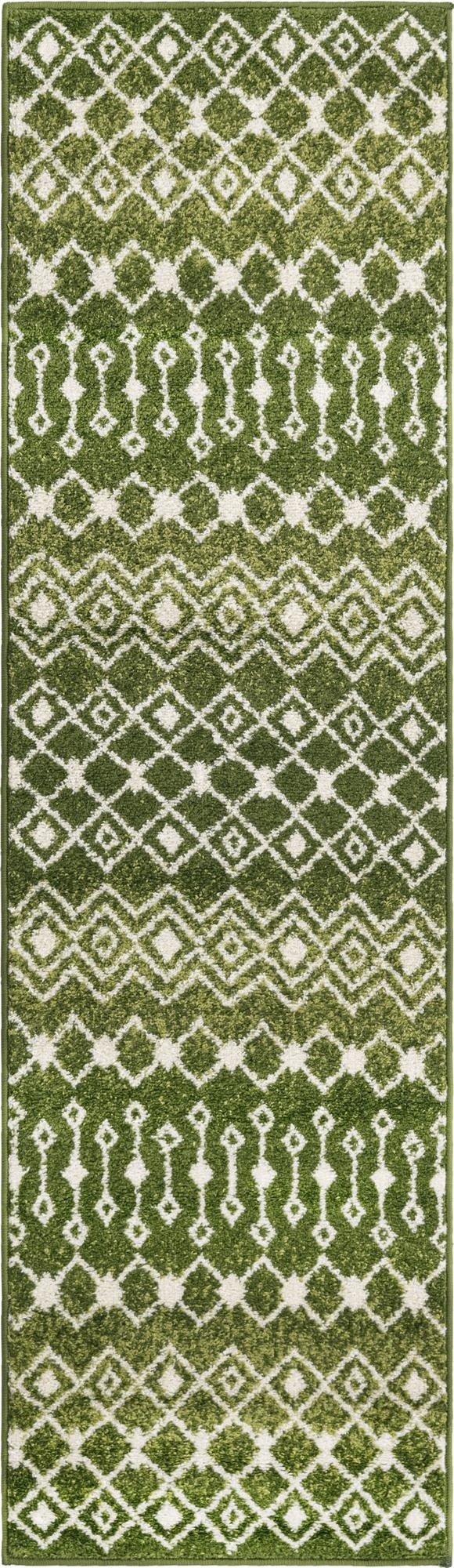 Primary image 2' x 7' Moroccan Trellis Runner Rug