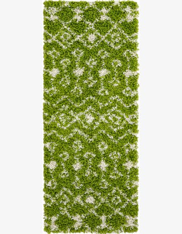 2' x 5' Moroccan Trellis Shag Runner Rug