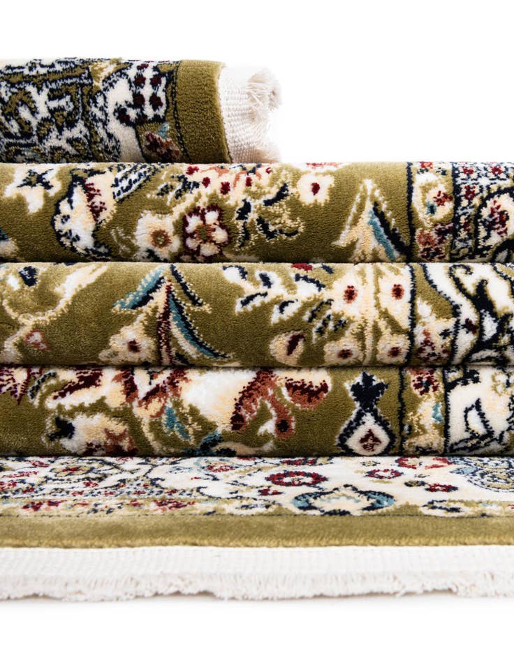 Detail image of 3' x 13' Nain Design Runner Rug