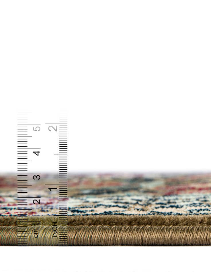 Detail image of 2' 7 x 7' Nain Design Runner Rug