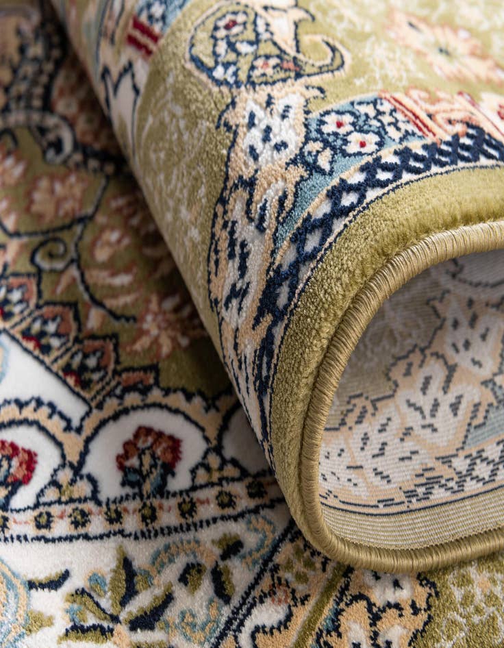 Detail image of 3' x 13' Nain Design Runner Rug