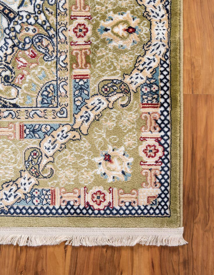 Detail image of 3' x 13' Nain Design Runner Rug