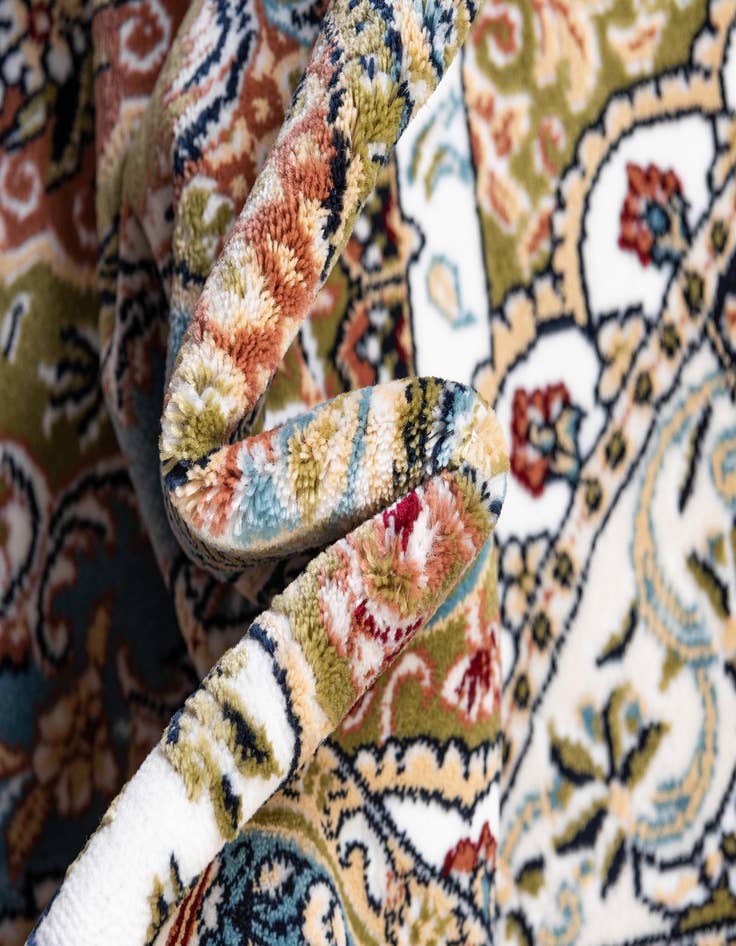Detail image of 3' x 13' Nain Design Runner Rug