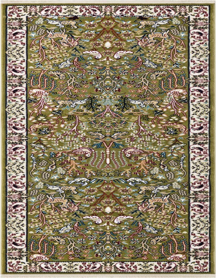 Detail image of 2' 7 x 7' Nain Design Runner Rug