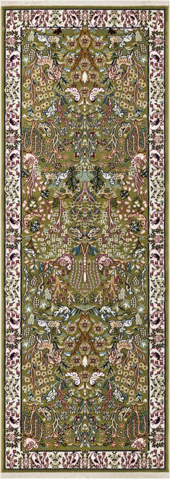 Detail image of 2' 7 x 7' Nain Design Runner Rug
