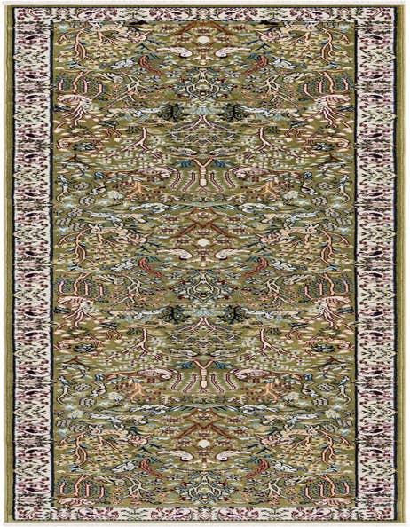 Detail image of 2' 7 x 11' Nain Design Runner Rug