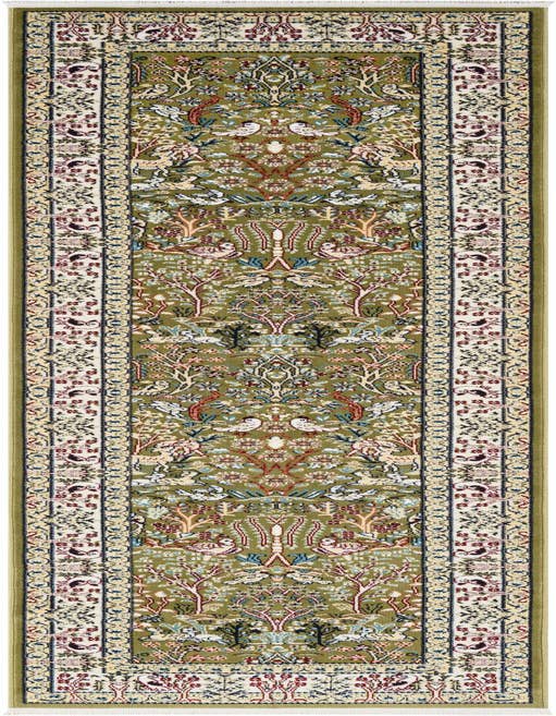 Detail image of 2' 7 x 10' Nain Design Runner Rug