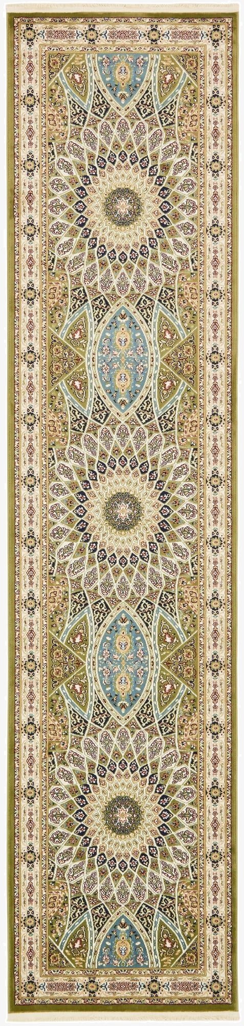 Primary image 3' x 13' Nain Design Runner Rug