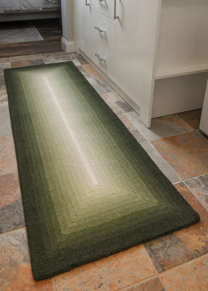 2' x 6' 1 Ombre Wool Runner Rug